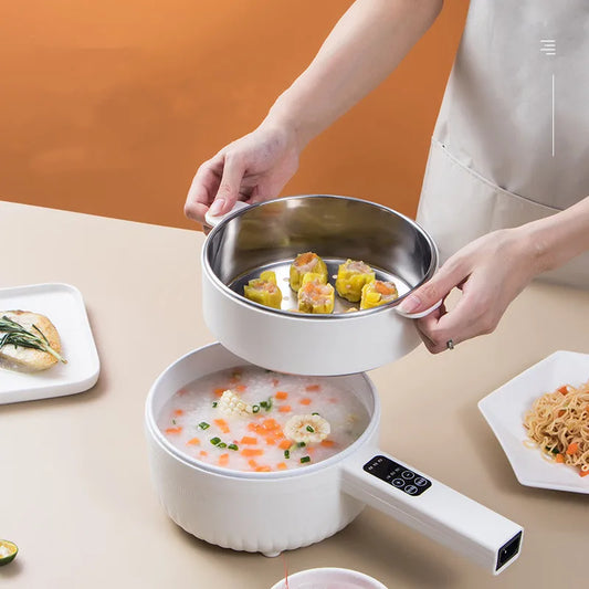 1.6L 2.2L Electric Cooker Student Pot Multifunction Household Pot Ceramic Glaze Non Stick Cooker Rice Cooker Kitchen Tool 220V - Merit Sell