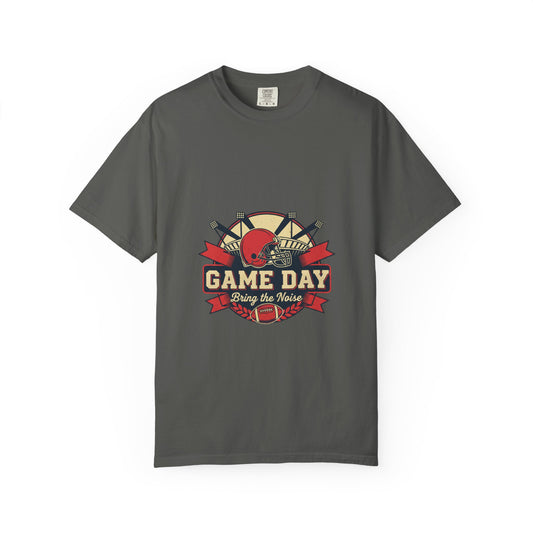 Game Day Football ball T-Shirt — Bring the Noise Vintage Sports Tee