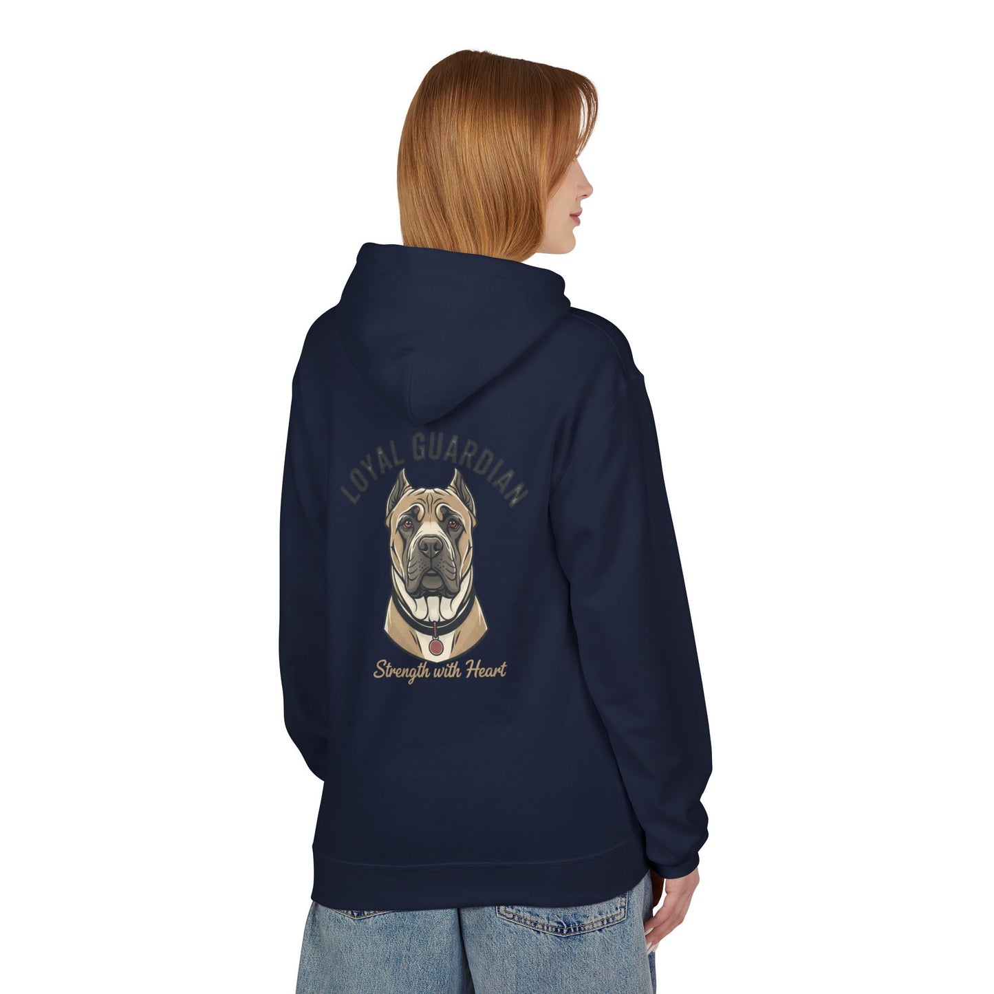 Loyal Guardian Dog Hoodie — "Strength with Heart" Pet Lover Sweatshirt