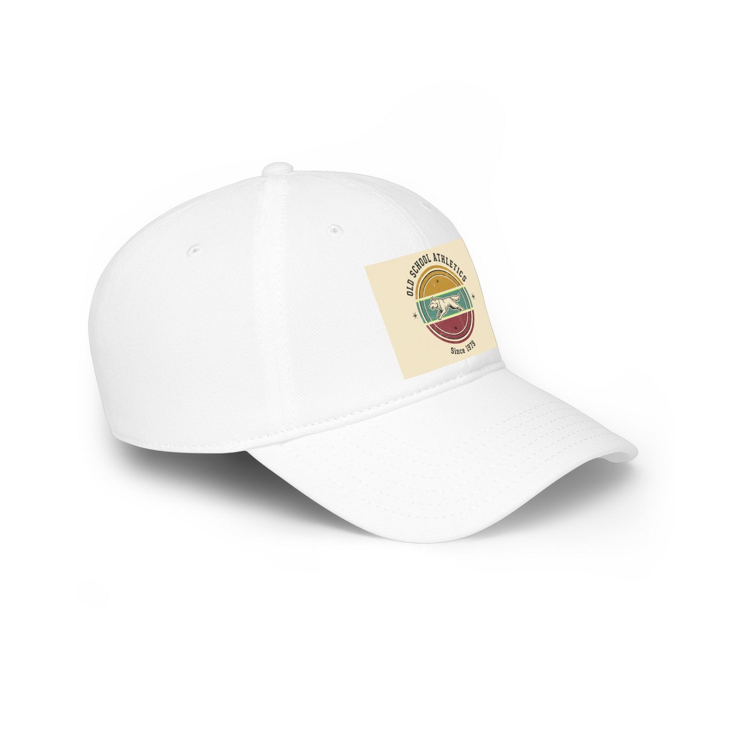 Vintage Surf Patch Baseball Cap – "Golden Coast" Old School Athletics