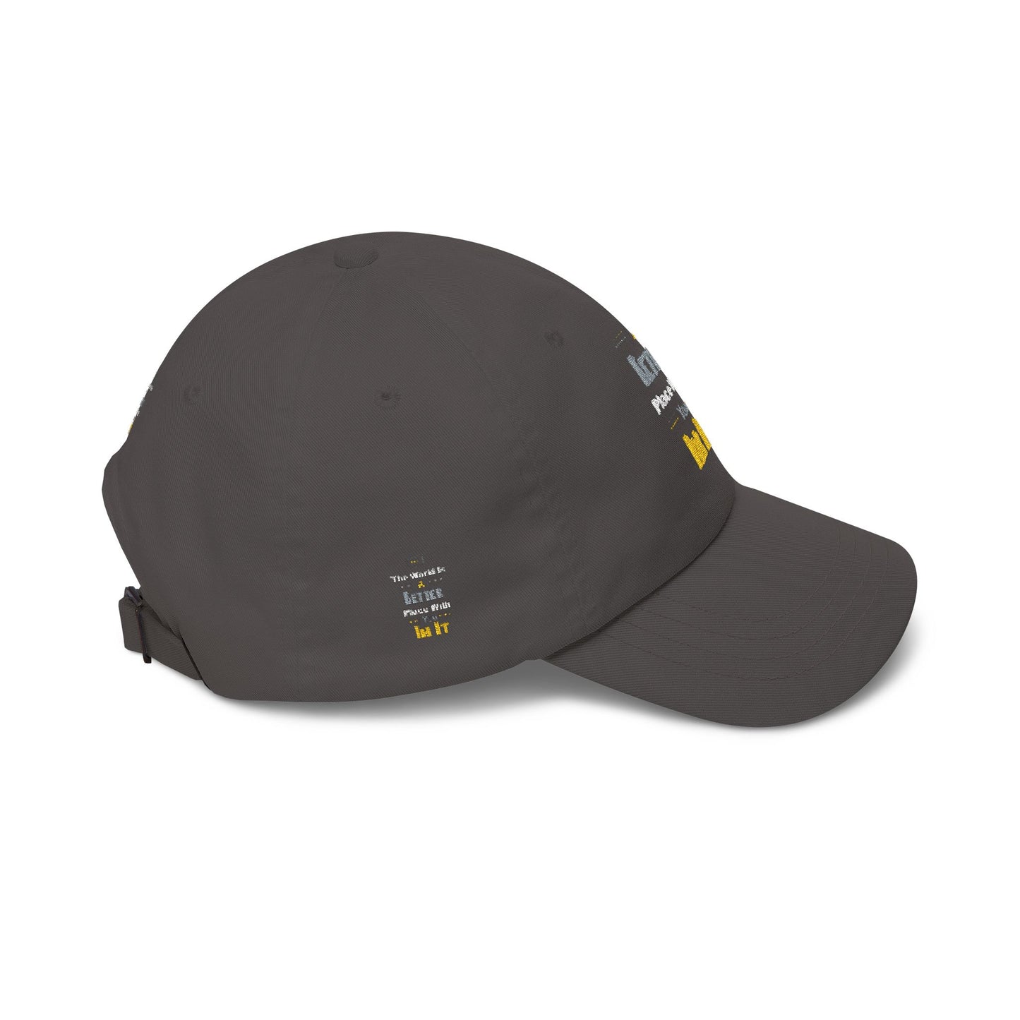 Classic Dad Cap — "A Better You In It" Embroidered Dad Hat