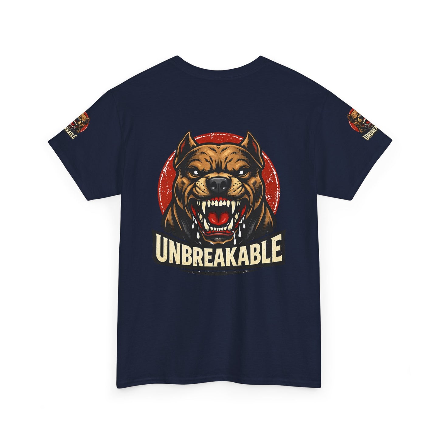 Unbreakable Pitbull Tee — Fierce Dog Graphic T-Shirt