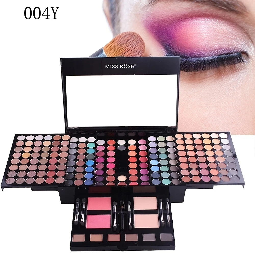 180 Color Piano Case Eye Shadow Powder Blusher Set Makeup Plate Multi-Function Makeup Box Gift Durable And Portable - Merit Sell
