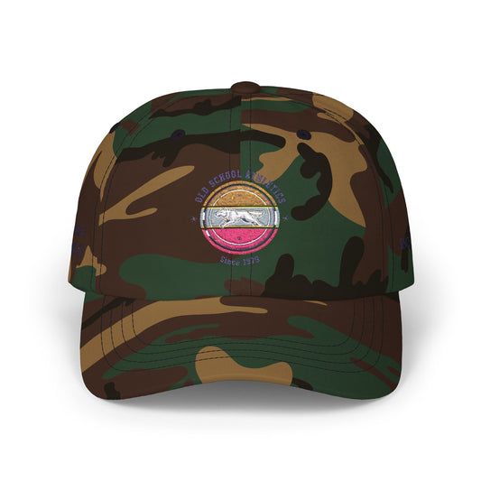 Vintage Sunset Dad Cap — Old School Athletics "Since 1979" Embroidered Hat