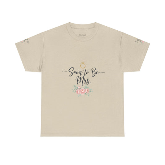 Soon to Be Mrs. Tee — Bridal Engagement Shirt with Floral Ring Design