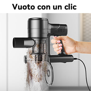 I8 Corded Vacuum Cleaner 23Kpa 600W Stick Vacuum Cleaner With 20ft Line Free-Stand 6 in 1 Handheld Vacuum for Household Cleaning