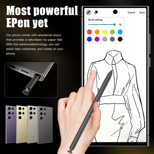 2025 HOT S26 Ultra 7.3HD Global Edition Original Smart Dual Card 7800mAh Battery Facial The phone case is used for - Merit Sell