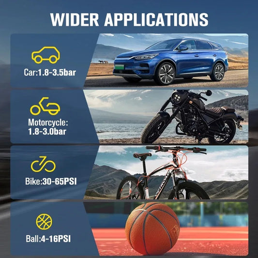 2025 New Xiaomi Mijia Inflatable treasur Air Compressor 2D 2000mAh Portable Inflator Air Pump 2D For Bicycle Car Motorcycle Ball - Merit Sell