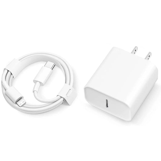 20W Fast Charger For iPhone 13 mini 12 11 pro 14 Pro Max Plus X XR XS USB Type C Fast Charging Charger Cable Accessories - Merit Sell