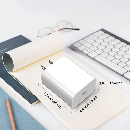 20W Fast Charger For iPhone 13 mini 12 11 pro 14 Pro Max Plus X XR XS USB Type C Fast Charging Charger Cable Accessories - Merit Sell