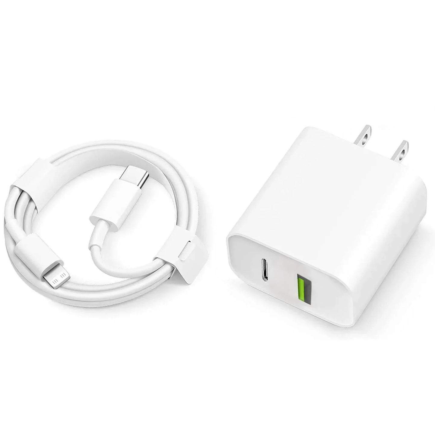 20W Fast Charger For iPhone 13 mini 12 11 pro 14 Pro Max Plus X XR XS USB Type C Fast Charging Charger Cable Accessories - Merit Sell