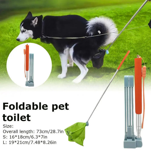 28.7-inch Long Handle Steel Dog Cat Pet Poop Scoop Garbage Grabber Dirt Picker Environmentally Friendly Clean Pet - Merit Sell
