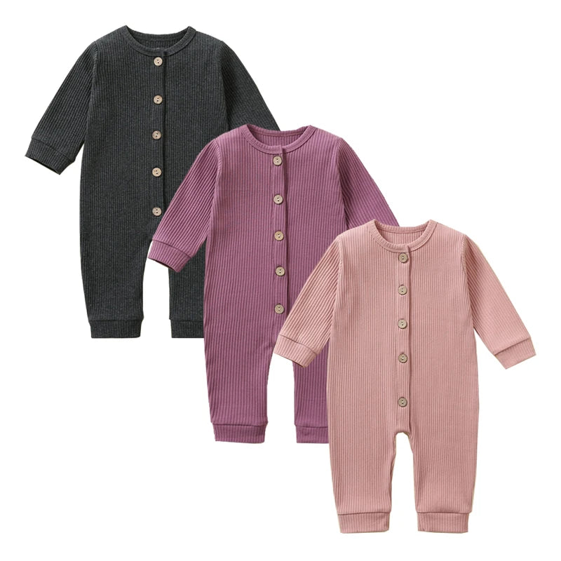3 Pcs 100% Cotton Newborn Baby Rompers Buy More to Discount Boy Sleepsuits Girl Footies One-pieces Jumpsuits Grow Jumper Growing - Merit Sell
