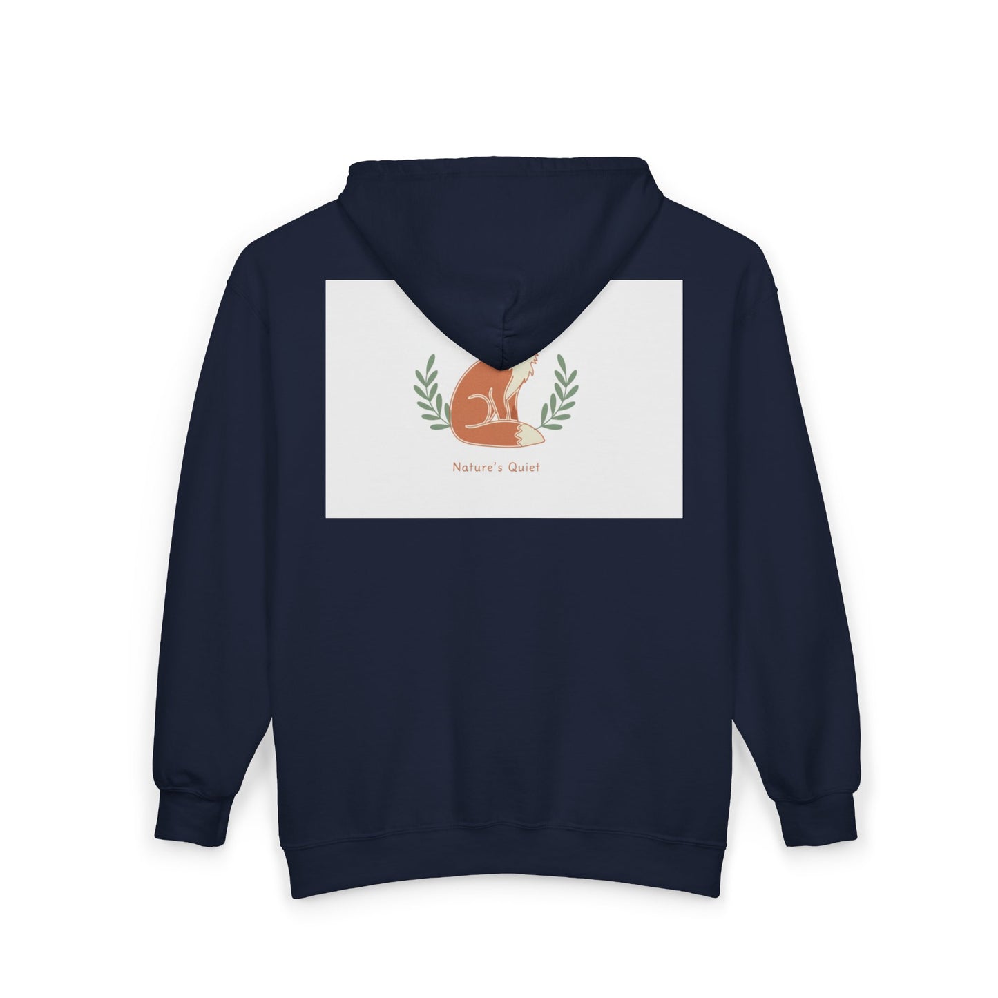 Fox Mom Zip Hoodie — "Mother's Heart" Floral Fox Graphic