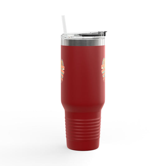 40oz Insulated Travel Mug — "Mom of the Year" Trophy Design