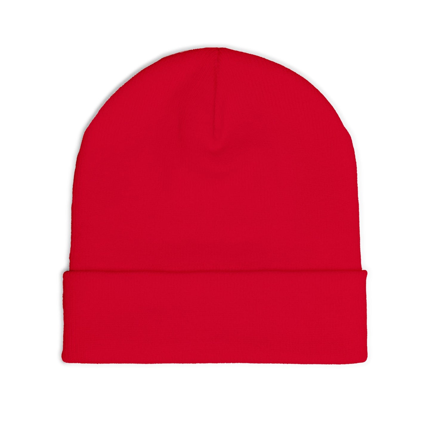 Embroidered Knit Beanie — 'Progress Over Perfection' Cozy Winter Hat