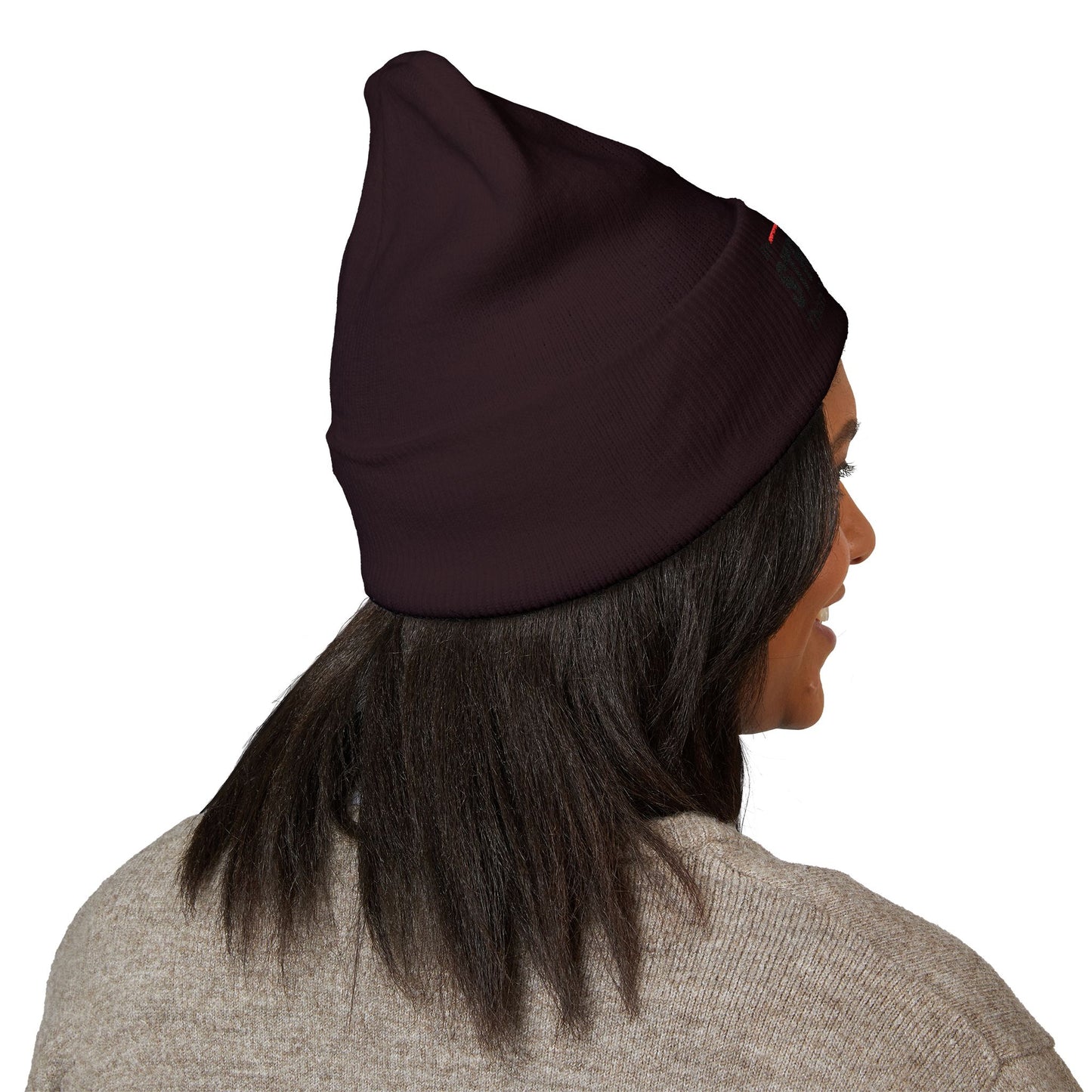 Be Stronger Embroidered Cuffed Beanie — 'Be Stronger Than Your Excuses' Motivational Winter Hat