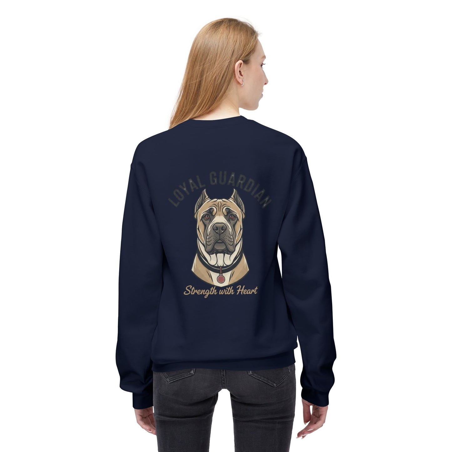Loyal Guardian Sweatshirt — "Strength with Heart" Dog Crewneck