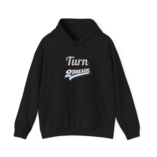 Baseball Peace Sign Hoodie — Fun 2Threads Retro Sports Graphic - Merit Sell