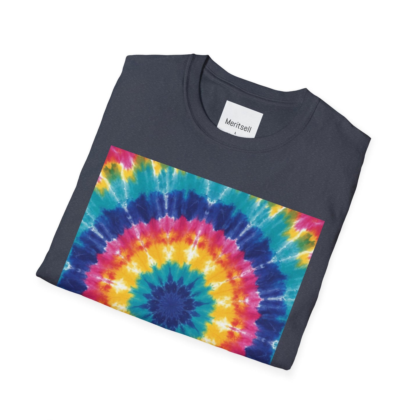 Tie-Dye Mandala T-Shirt — Colorful Retro Festival Tee