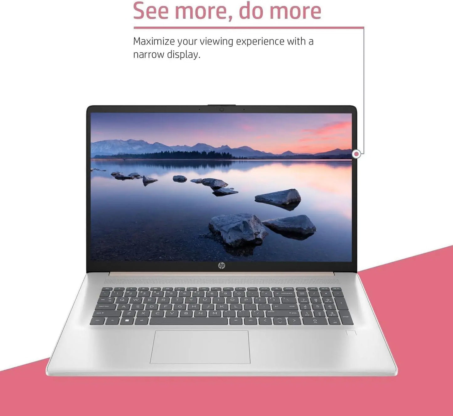 HP 17T 17.3" HD Business Laptop,Intel Core i5-1334U,64GB RAM,2TB SSD,Fingerprint,Backlit Keyboard,Wi-Fi 6,Windows 11 Home