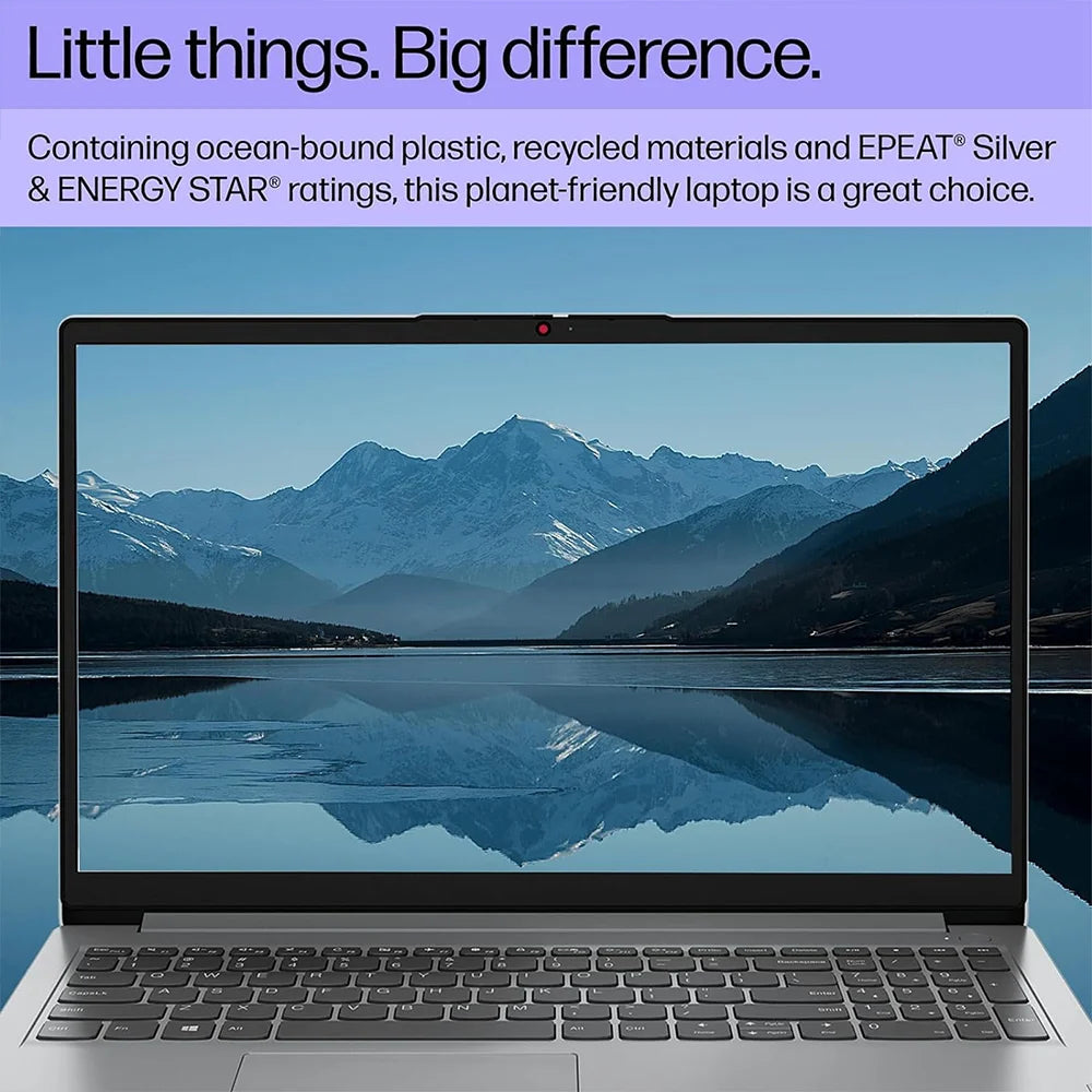 Lenovo Ideapad 1i 15.6" Business Laptop, Intel Celeron N4500, Up to 20GB RAM, 128GB eMMC+1TB PCIe SSD, WiFi 6, 1-Year Office 365
