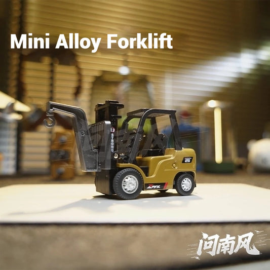 Ask Nanfeng 1:64 Bluetooth Mini Alloy Forklift Remote Control Engineering Vehicle Can be Controlled by Mobile Phone Car Children - Merit Sell