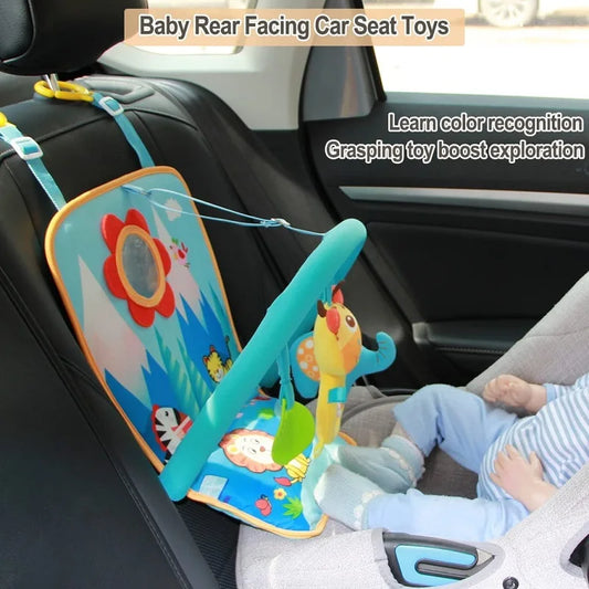Car Seat Toys for Baby Infant Activity Center Carseat Toys Baby Crib Stroller Hanging Rattles Toys Baby Sensory Toys 0 12 Months - Merit Sell