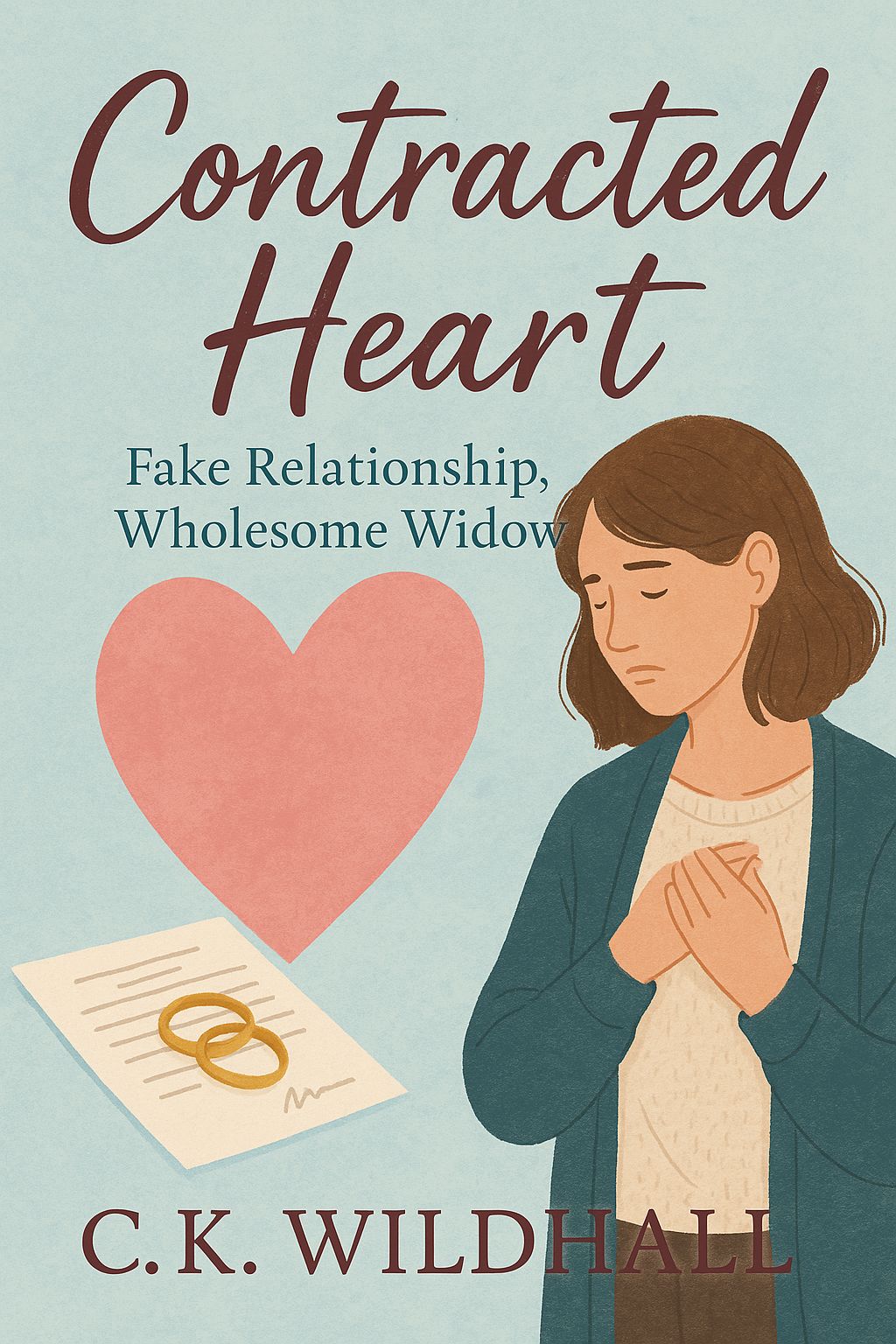Contracted Heart Fake Relationship Wholesome Widow