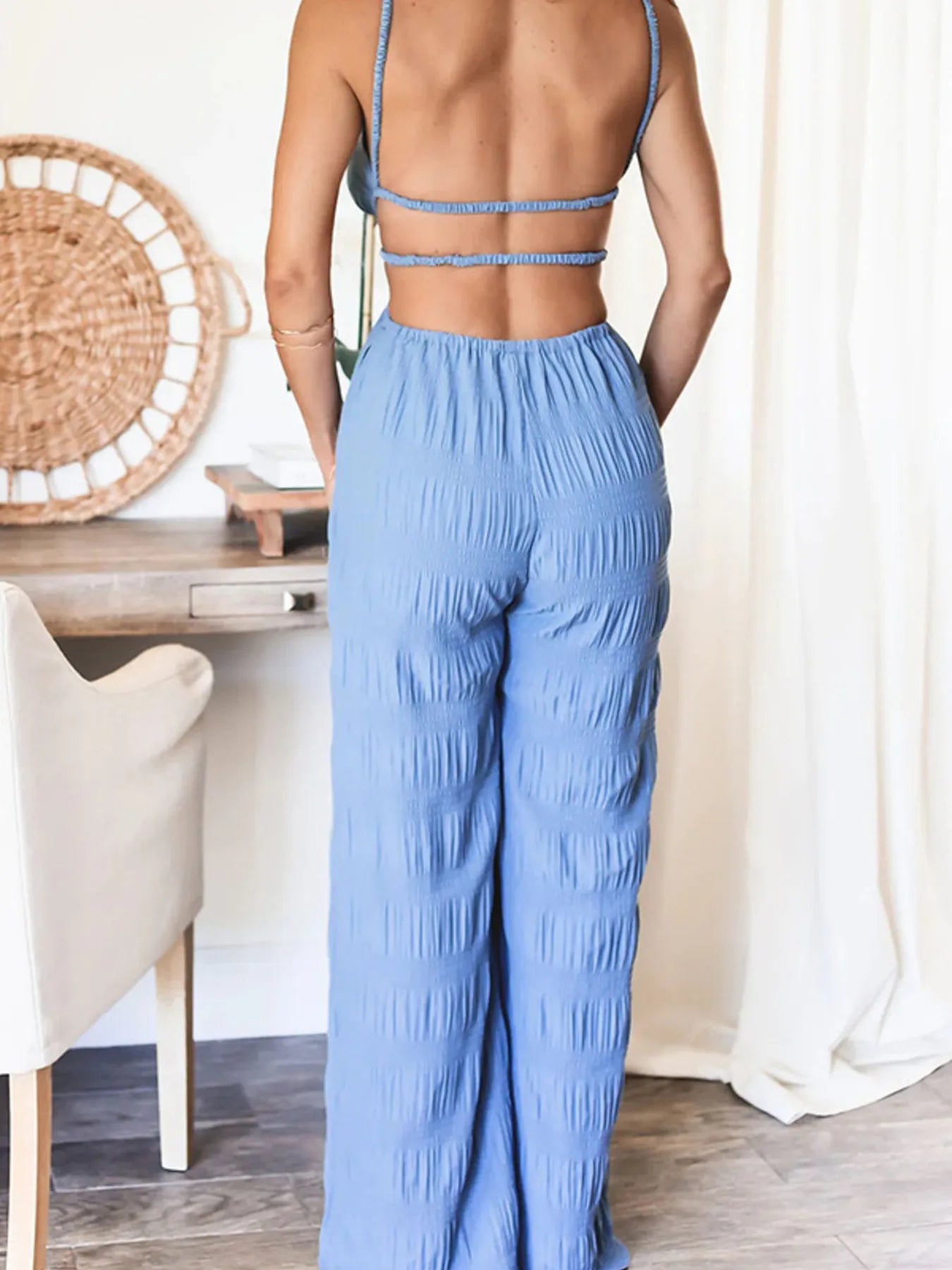 Cut-Out Wide Leg Jumpsuit - Merit Sell