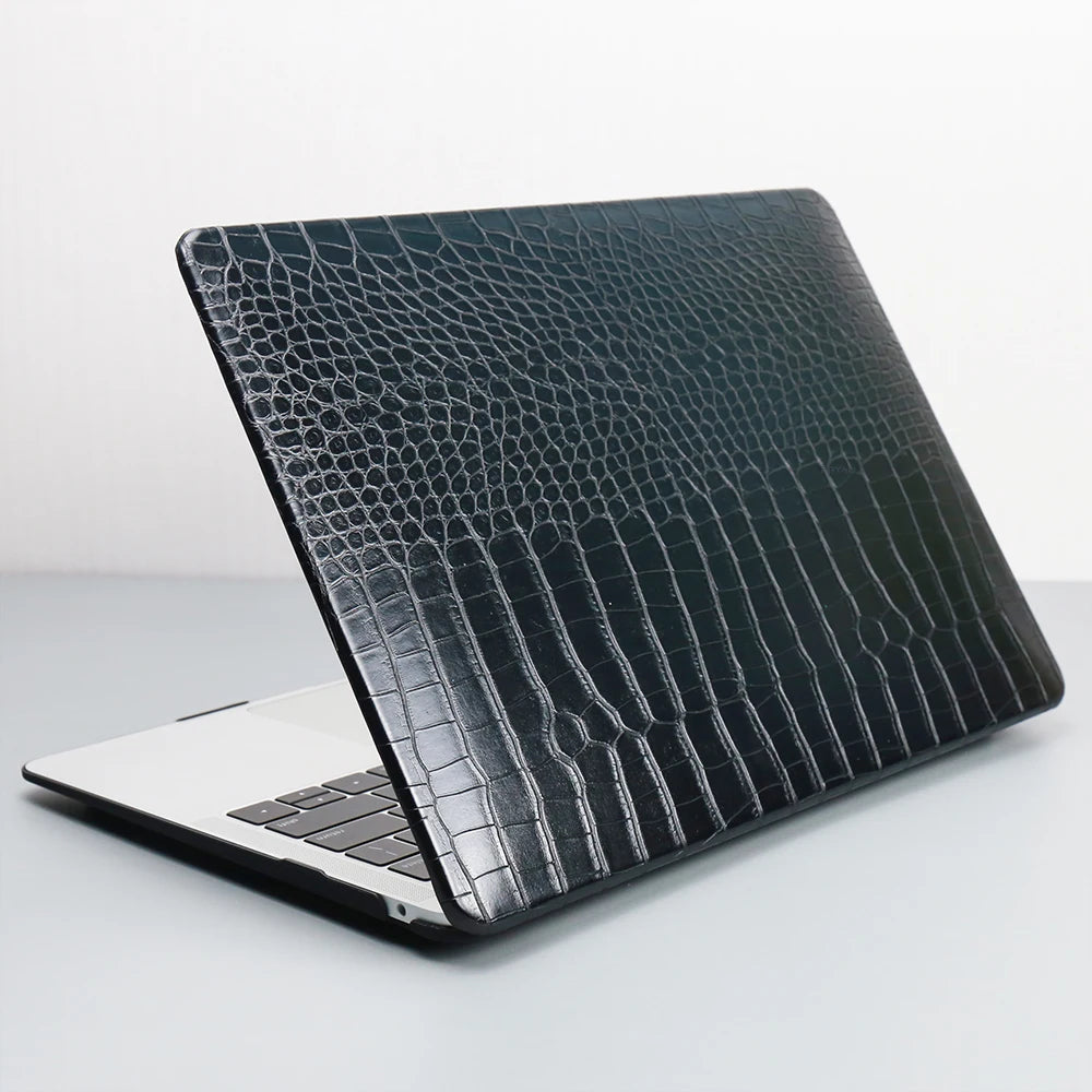 Laptop Case For Macbook Air 13 Case M1 M2 Hard bottom Cover Air 15 2025 M4 PU leather Case For MacBook Pro 14 M4 Max 16.2 Shell