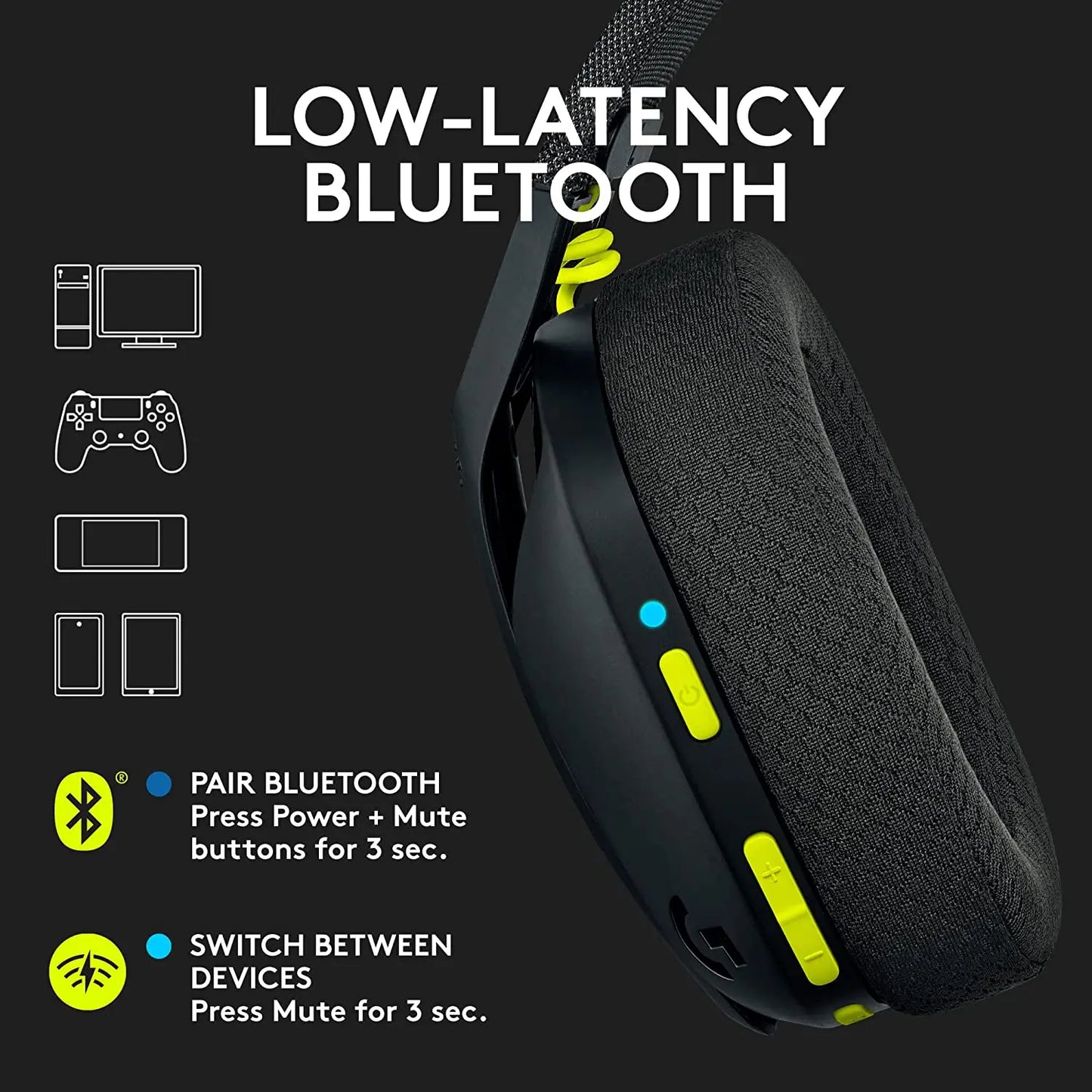 Original Brand New Logitech G435 Wireless Gaming Headset With Microphone Fps Ps5 Headphone for Mobile Phone Computer