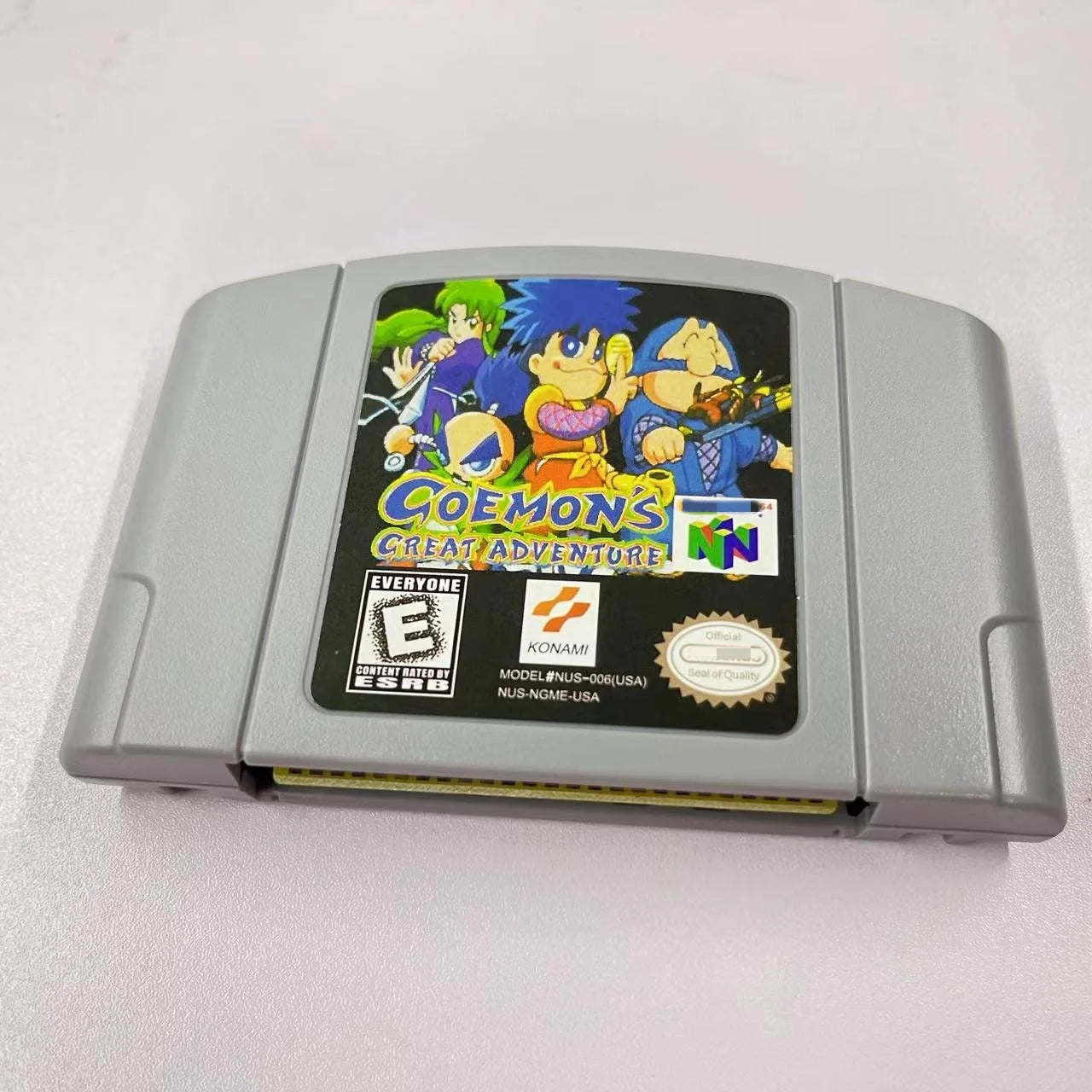 Goemon's Great Adventure N64 Game Card US/NTSC Version Retro Video 64 Bit Games Cartridges