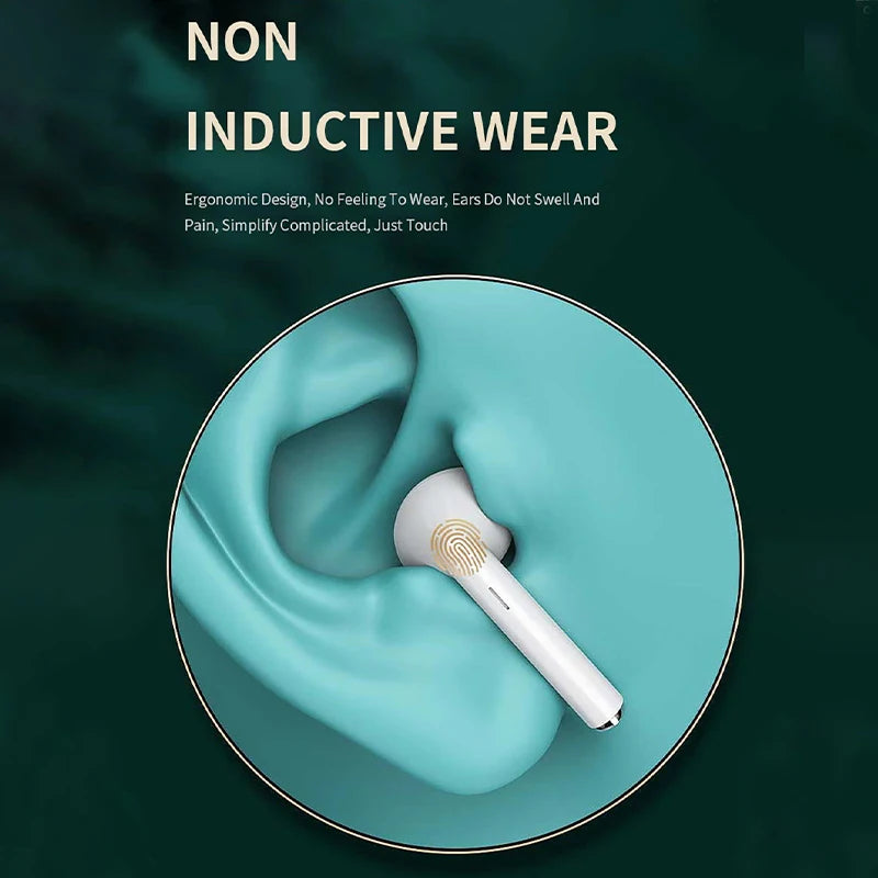 True Wireless Earphones G90 Sports Earbuds Noise Canceling in Ear Headphones Hifi Stereo Sound Gaming Headset Built-in Mic