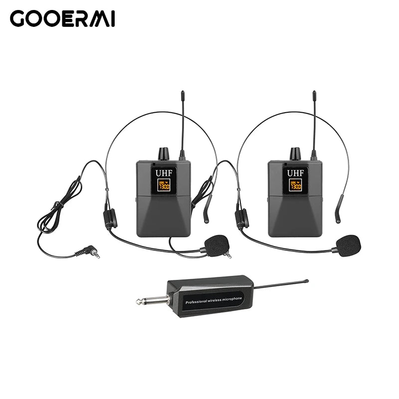 W-15C Professional Single Ear Headset Microphone Wired Gaming Headset Karaoke Wireless Microphone