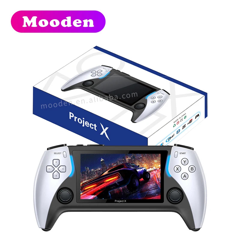 J Project X Handheld Game Player 4.3 Inch Screen Retro Classic Video Gaming Console for PS1 for Kids Gift