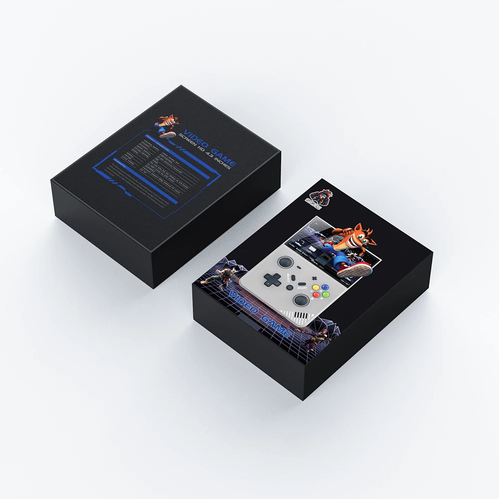 M18 R43PRO Handheld Game Consoles 4.3 Inch IPS Screen Linux Source 4000mah Battery 25 Simulator Retro Handheld Game Players