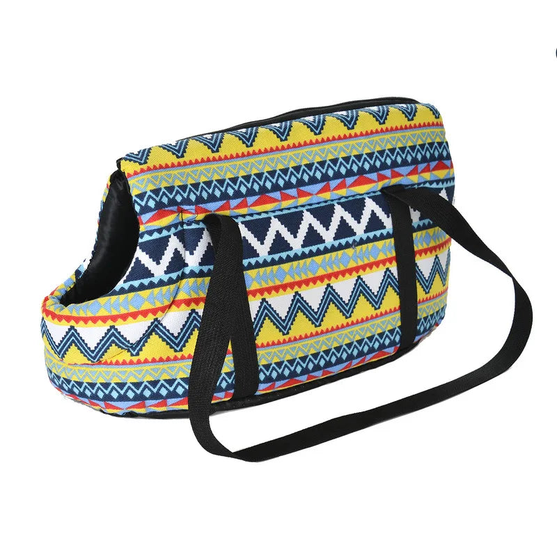 Pet Dog Bag Soft-Sided Interior Pad Carrier Tote for Dogs Cats Puppy Shoulder Backpack Outdoor Travel Pets Handbag Bulldog Teddy