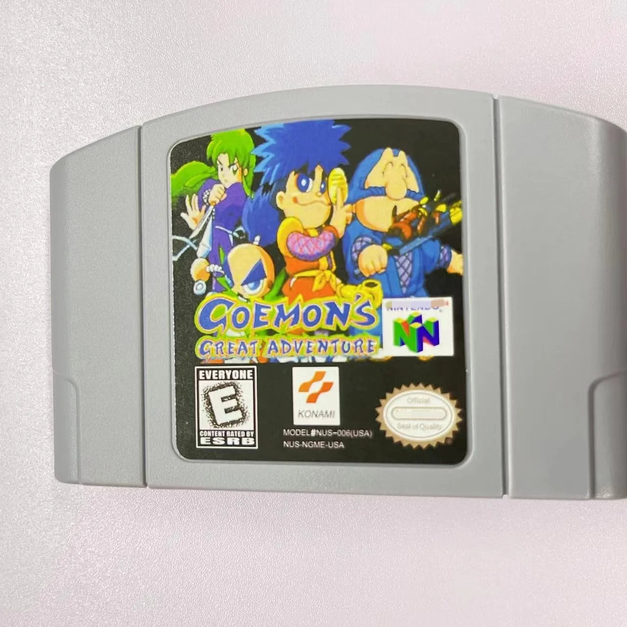 Goemon's Great Adventure N64 Game Card US/NTSC Version Retro Video 64 Bit Games Cartridges