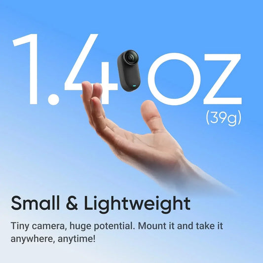 Insta360 GO 3S 4K Tiny Portable Vlogging Camera,Hands-Free POVs,Mount Anywhere,Stabilization,140 Min Battery Life,10m Waterproof - Merit Sell