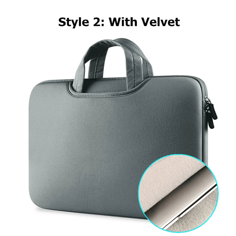 Laptop Bag Women 11 12 14 15 15.6 Inch Handbags Computer Notebook Sleeve Cover For Xiaomi Hp Lenovo MacBook Air Pro 13 Case - Merit Sell