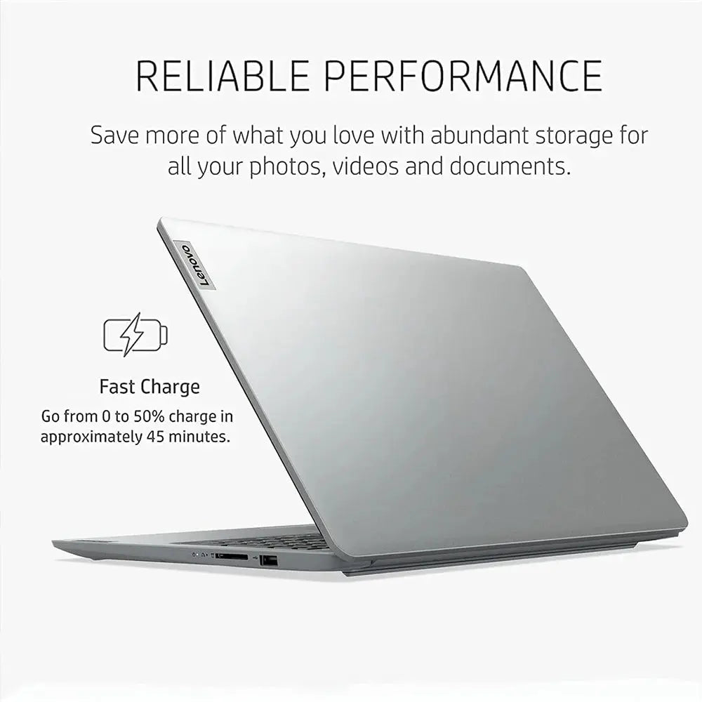 Lenovo Ideapad 1i 15.6" Business Laptop, Intel Celeron N4500, Up to 20GB RAM, 128GB eMMC+1TB PCIe SSD, WiFi 6, 1-Year Office 365 - Merit Sell