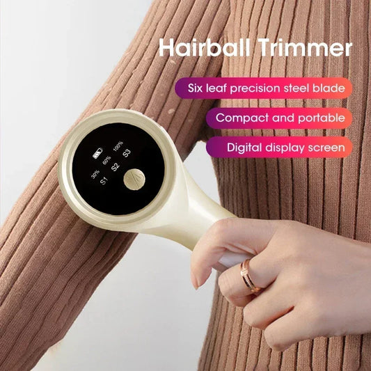 Lint Remover for Clothing Portable Electric Fuzz Pellet Remover LED Display Rechargeable Fabric Shaver Fluff Remover Winter - Merit Sell