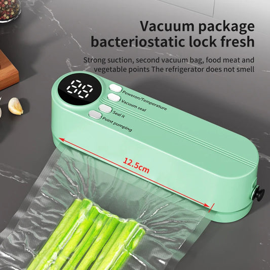 Mini Wireless Fully Automatic Vacuum Sealing Machine Household Small Portable Food Packaging Plastic Sealing Machine - Merit Sell
