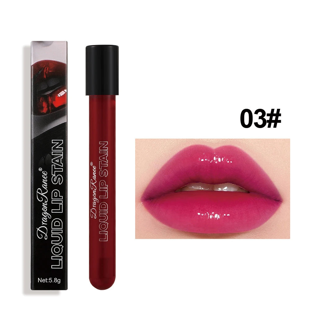Mirror Lip Gloss Long Lasting Not Fade Lip Tint Water Gloss Glass Lipstick Blood Plasma Lips Makeup Halloween Lip Stain Cosmetic - Merit Sell