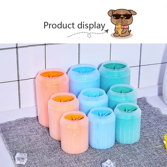 Paw Plunger Pet Paw Cleaner Soft Silicone Foot Cleaning Cup Portable Cats Dogs Paw Clean Brush Home Practical Supplies - Merit Sell