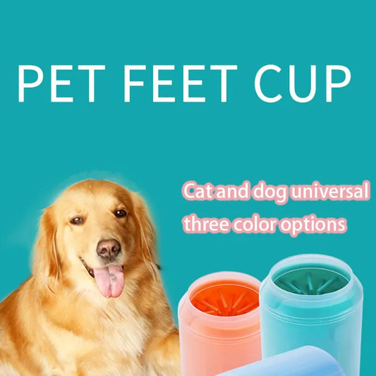Paw Plunger Pet Paw Cleaner Soft Silicone Foot Cleaning Cup Portable Cats Dogs Paw Clean Brush Home Practical Supplies - Merit Sell