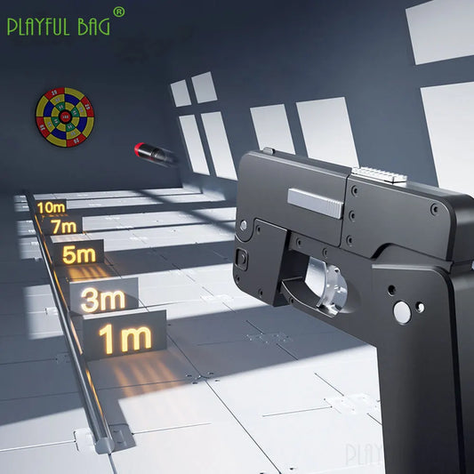 Phone 15 15Pro 15Pro Max Folding Mobile Phone Soft Bullet Launcher Mini Portable Toy Gun Model Adult Games Toy M4 AR15 AK ZG282 - Merit Sell