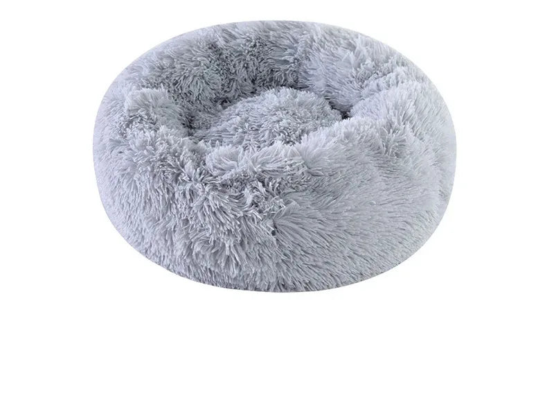 Plush Pet Nest Winter Cat Nest Dog Nest Warm Detachable and Washable Round Cat Nest Pet Bed Seasonal Universal Decoration Home - Merit Sell
