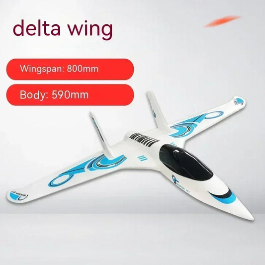 Qlq 800mm Flying Wing Epo Remote Control Aircraft Model Fixed Wing Racing Aircraft Delta Wing Aircraft Beginner Training Model - Merit Sell